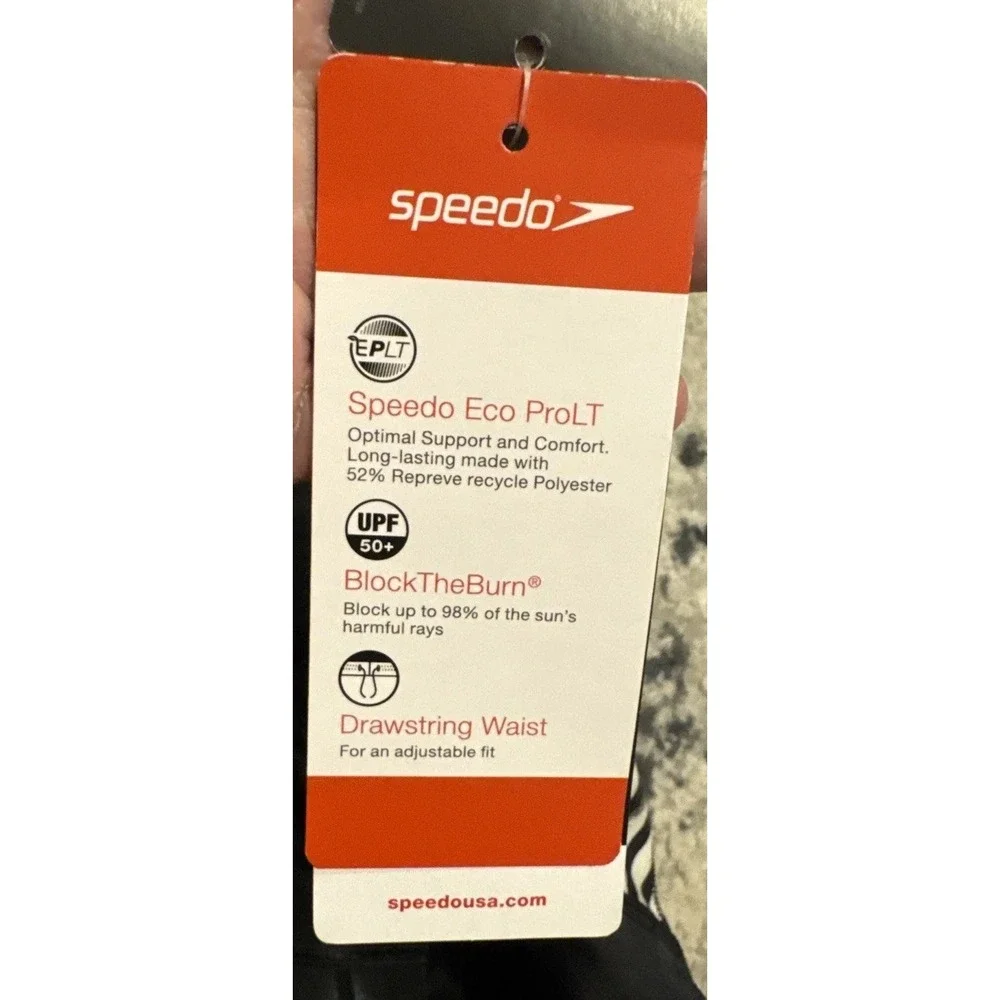 Speedo Black Anthracite Pro LT Jammer Swim Competition Shorts Mens Size 36 New